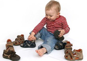 Выбор детской обуви